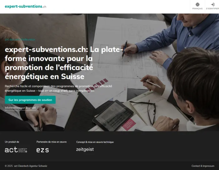 Image de couverture du expert-subventions.ch : La plateforme innovante pour la promotion de l&rsquo;efficacit&eacute; &eacute;nerg&eacute;tique en Suisse teaser
